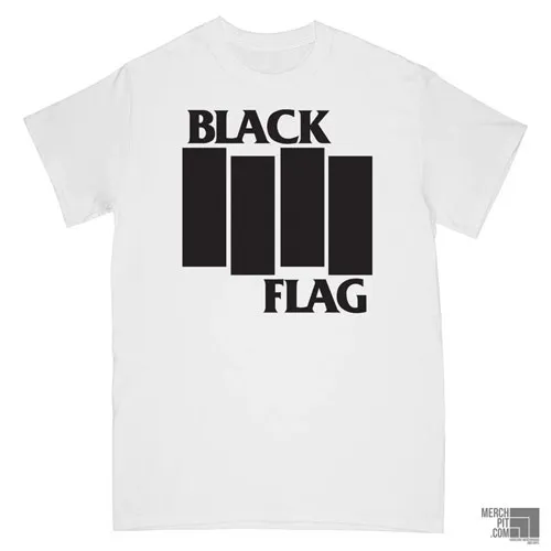 BLACK FLAG ´Bars´ White T-Shirt