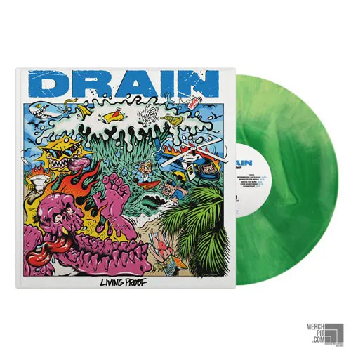 DRAIN ´Living Proof´ Green & Yellow Vinyl