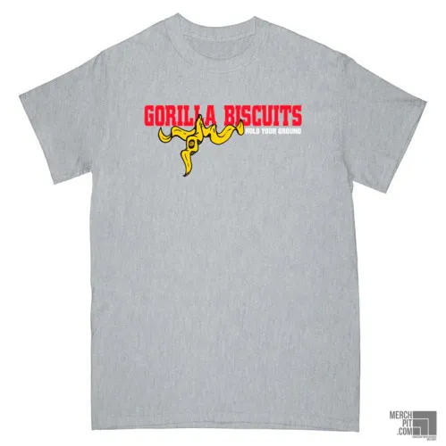GORILLA BISCUITS ´Hold Your Ground´ - Sports Grey T-Shirt - Front