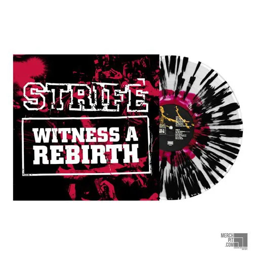 STRIFE ´Witness A Rebirth´ Red In Clear w/ Black Splatter