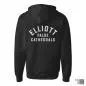 Preview: ELLIOTT ´False Cathedrals´ - Black Zipper Hooded Sweatshirt​ - Back