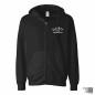 Mobile Preview: ELLIOTT ´False Cathedrals´ - Black Zipper Hooded Sweatshirt​ - Front
