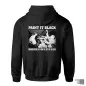 Preview: PAINT IT BLACK ´Broadcasting´ - Black Hooded Sweatshirt - Back