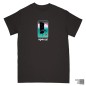 Mobile Preview: SPACED ´The Rose´ Black T-Shirt - Front
