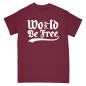 Preview: WORLD BE FREE ´Rev Rat´ - Maroon T-Shirt