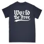 Mobile Preview: WORLD BE FREE ´Rev Rat´ - Navy Blue T-Shirt