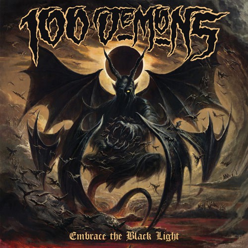 100 DEMONS – Embrace the Black Light Albumcover (Front)