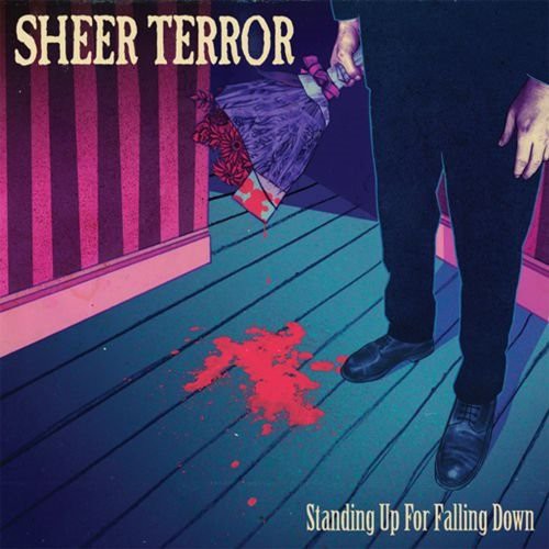 SHEER TERROR ´Standing Up By Falling Down´ Cover Artwork