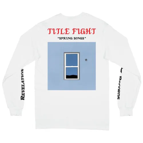 TITLE FIGHT ´Spring Songs´ - White Longsleeve