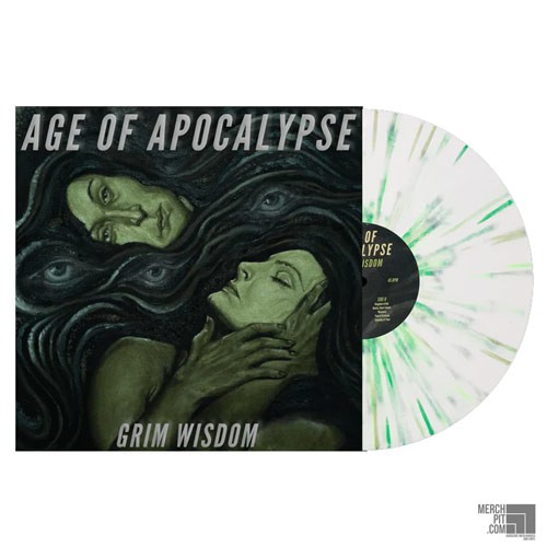 AGE OF APOCALYPSE ´Grim Wisdom´ White with Green Splatter Vinyl