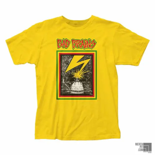 BAD BRAINS ´Capitol´ - Yellow T-Shirt