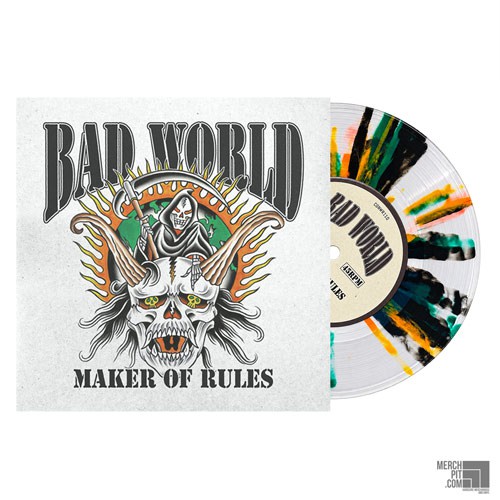 BAD WORLD – Maker Of Rules Albumcover (Front)