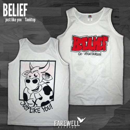 BELIEF ´Just Like You´ - White Tank Top
