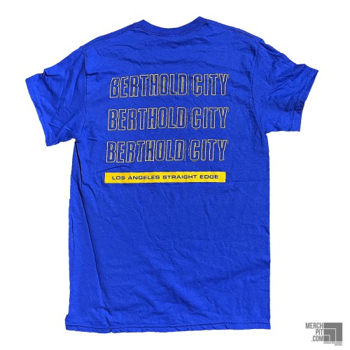 BERTHOLD CITY ´What Time Takes´ - Royal Blue T-Shirt - Back