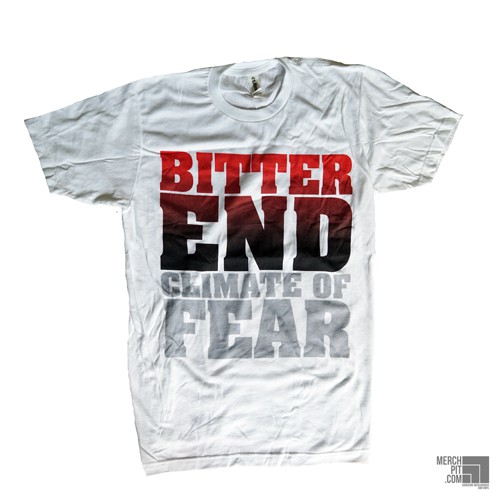 BITTER END ´Climate Of Fear´ - White T-Shirt