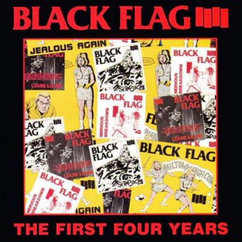 BLACK FLAG ´The First Four Years´ Cover Artwork