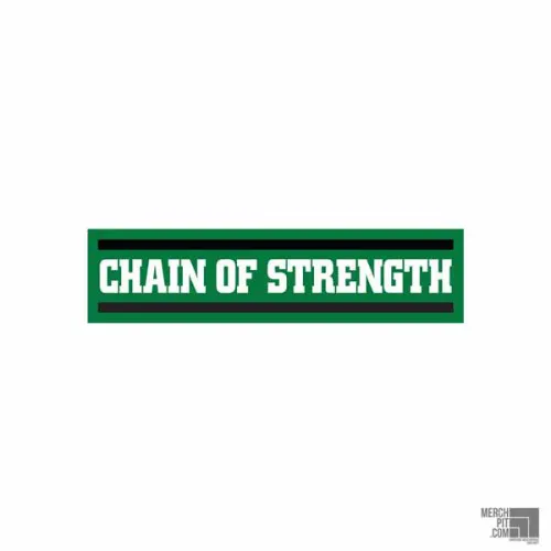CHAIN OF STRENGTH Band Logo Aufkleber