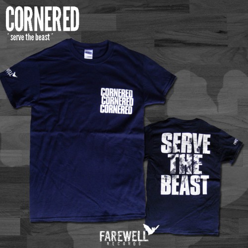 CORNERED ´Serve The Beast´ - Navy Blue T-Shirt