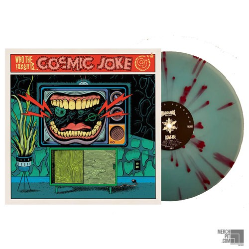 COSMIC JOKE ´Self-Titled´ Coke Bottle Clear w/ Red Splatter Vinyl