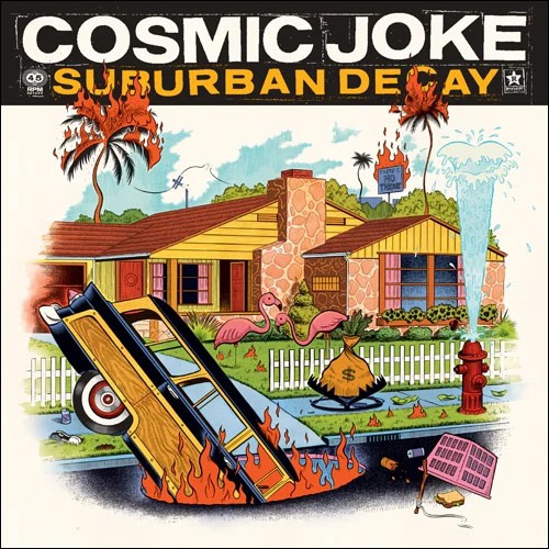 COSMIC JOKE – Suburban Decay Albumcover (Front)