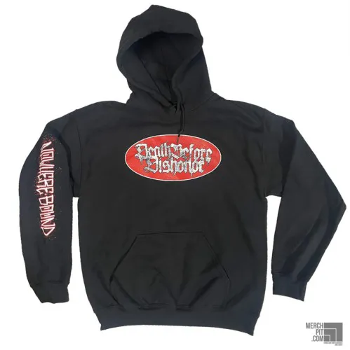 DEATH BEFORE DISHONOR ´Nowhere Bound´ Black Hoodie - Front