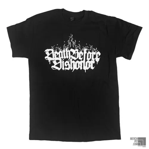DEATH BEFORE DISHONOR – Target (Black T-Shirt, Front)