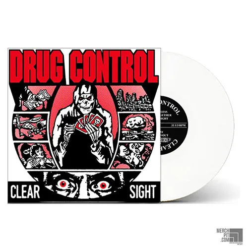 DRUG CONTROL ´Clear Sight´ White Vinyl