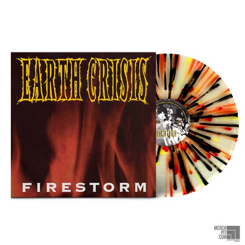 EARTH CRISIS ´Firestorm´ Clear with Black, Red & Yellow Vinyl