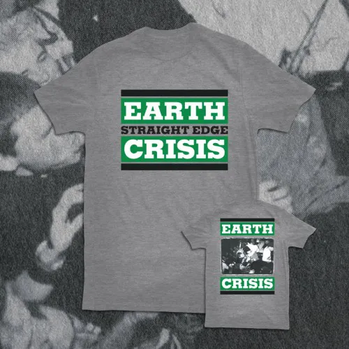 EARTH CRISIS ´Straight Edge´ - Sports Grey T-Shirt