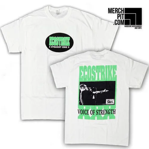 ECOSTRIKE ´Voice Of Strength´ - White T-Shirt