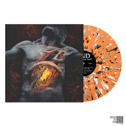 END ´The Sin Of Human Frailty´ Orange with Splatter Vinyl
