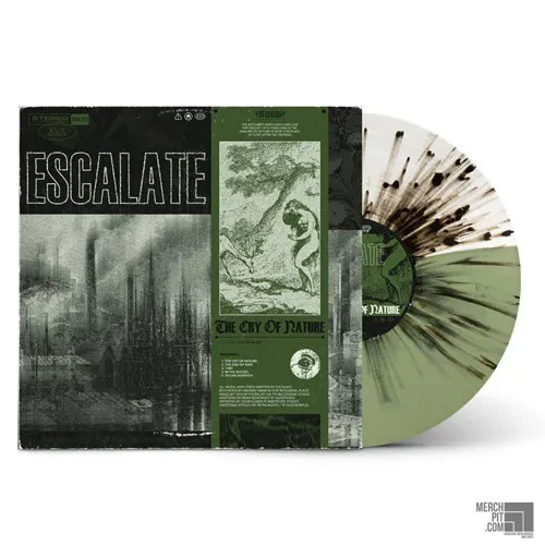 ESCALATE – The Cry of Nature (Cloudy Clear & Green Split w/ Black Splatter Vinyl)