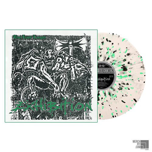 EXHIBITION ´The Last Laugh´ Milky Clear w/ Black & Doublemint Green Splatter Vinyl