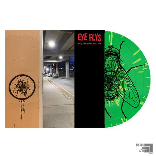 EYE FLYS ´Exigent Circumstance´ Neon Green Splatter Vinyl