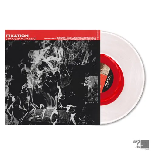 FIXATION ´The Secrets We Keep´ Red in Clear Vinyl *Merchpit Exclusive*