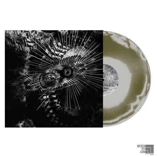 FULL OF HELL & PRIMITIVE MAN ´Split´ Olive w/ Metallic Silver Mix Vinyl