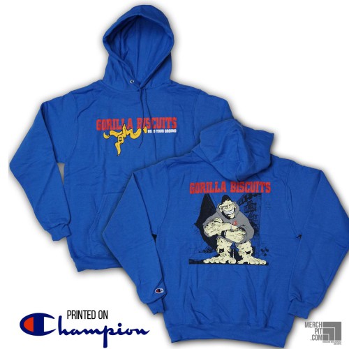GORILLA BISCUITS ´Hold Your Ground´ - Royal Blue Champion Hoodie