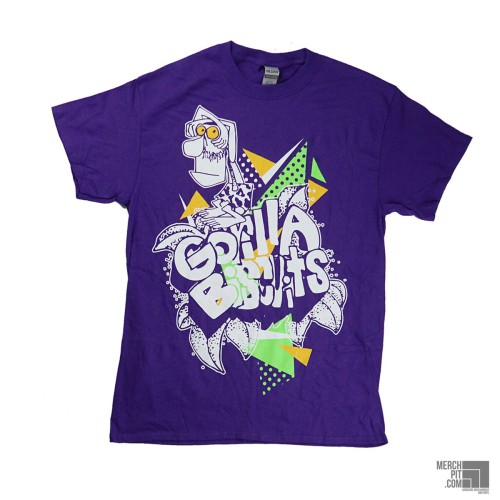 GORILLA BISCUITS ´Moustache Man´ - Purple T-Shirt