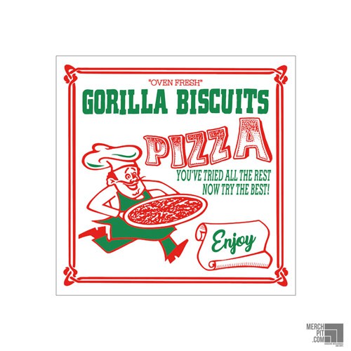 GORILLA BISCUITS ´Pizza´ - Sticker