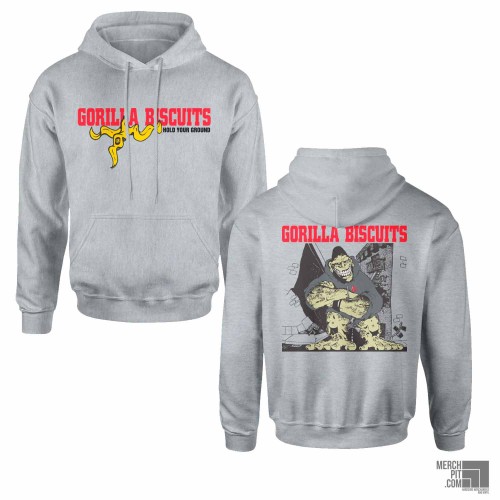GORILLA BISCUITS ´Hold Your Ground´ - Sport Grey Champion Hoodie