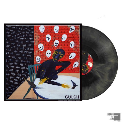 GULCH ´Burning Desire To Draw Last Breath / Demolition Of Human Construct´ Black & Gold Galaxy Vinyl