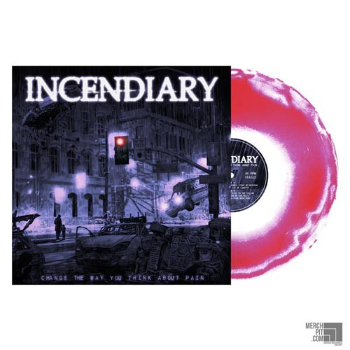 INCENDIARY ´Change The Way You Think About Pain´ Red / Violet / White Mix Vinyl
