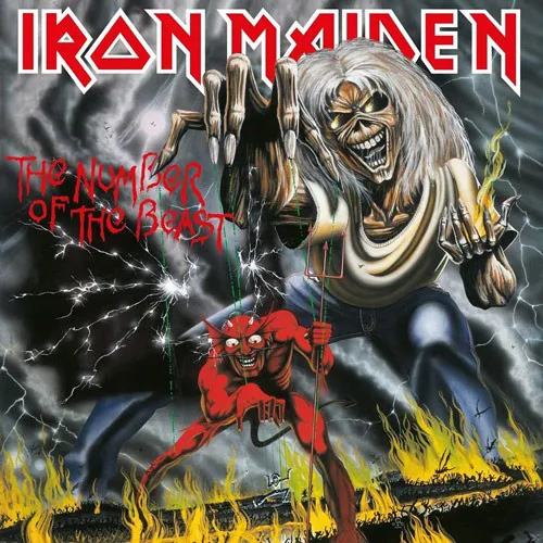 IRON MAIDEN ´The Number Of The Beast´ Cover Artwork