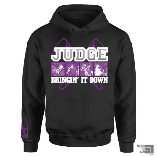 JUDGE ´Bringin' It Down´ - Black Hooded Sweatshirt