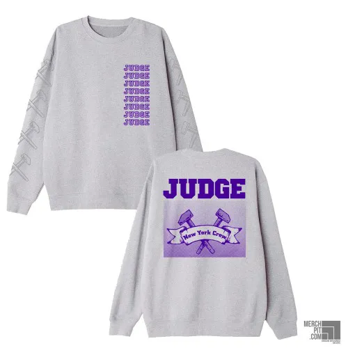 JUDGE ´New York Crew´ - Sports Grey Crewneck