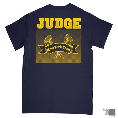 JUDGE ´New York Crew´ - Navy T-Shirt - Back
