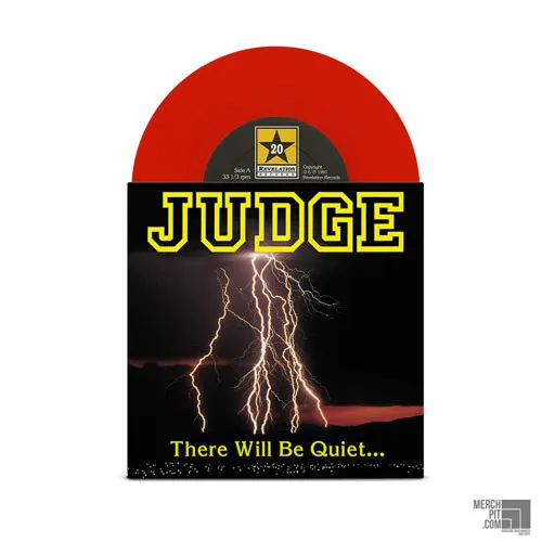 JUDGE ´There Will Be Quiet´ Red Vinyl 7"