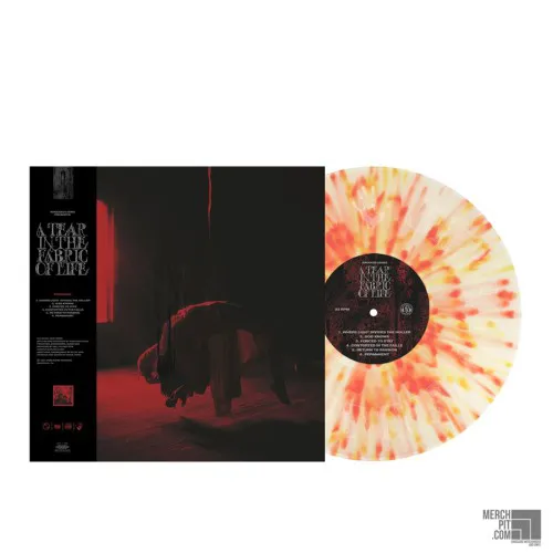 KNOCKED LOOSE "A Tear In The Fabric Of Life" Clear With Neon Yellow & Red Splatter Vinyl
