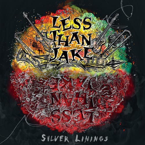 LESS THAN JAKE ´Silver Linings´ Cover Artwork
