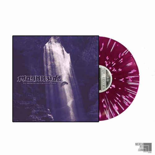 MAGNITUDE ´To Whatever Fateful End´ Clear Purple with White Splatter Vinyl